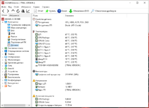 Aida 64, видеокарта, программа, windows