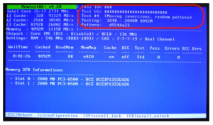 memtest86, программа, bios